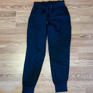 Medcouture black jogger scrubs